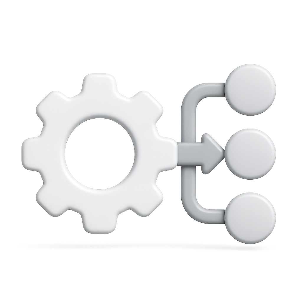 Symbol für IT-Automatisierung und Prozessoptimierung bei MetricFields